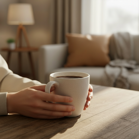 Grey Speckled Ceramic Mug 400ml
