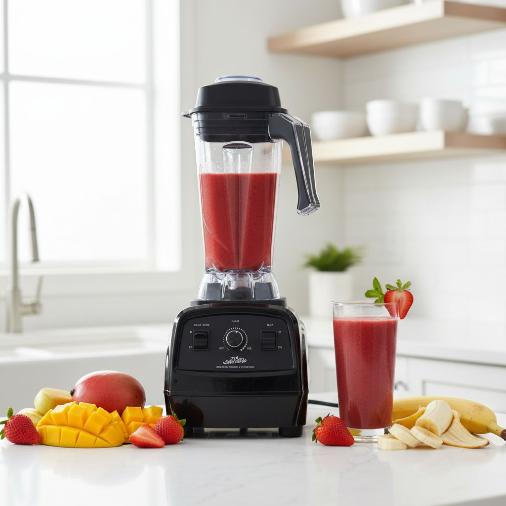 My Smoothie Commercial Blender (Black) 2LTR