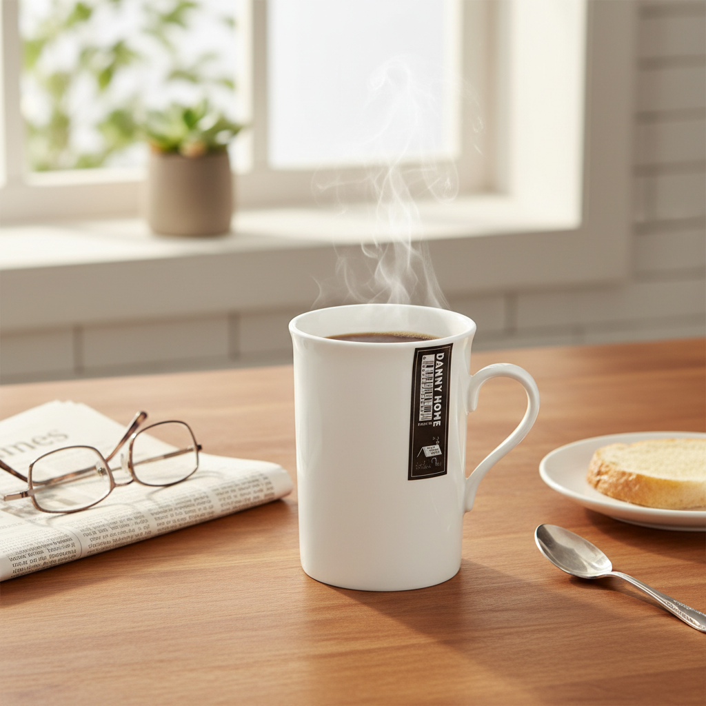 Ceramic Coffee Mug 300ml White