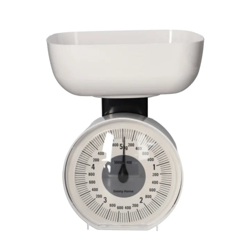 Mechanical Kitchen Scale 5kg White