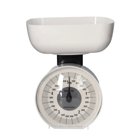 Mechanical Kitchen Scale 5kg White