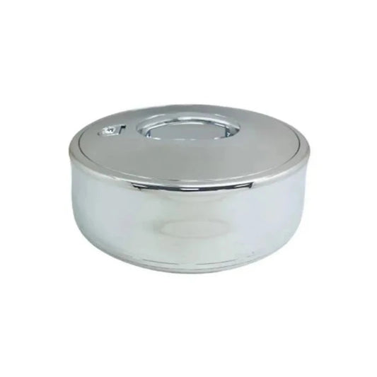 4 Ltr Round Silver Hotpot