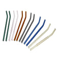 Reusable Glass Straws & Cleaning Brush (Set of 13 Pcs)