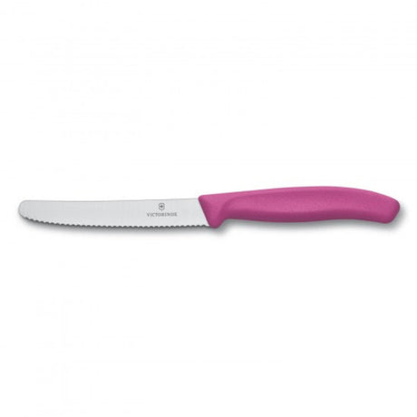 Swiss Classic Paring Knife 10 CM Wavy Edge - Pink