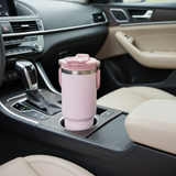 Tyeso Roam Tumbler 2.0 With Flip Straw & Sip Lid 1200ml Pink
