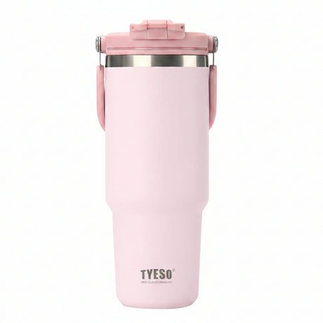Tyeso Roam Tumbler 2.0 With Flip Straw & Sip Lid 900ml Pink