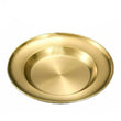 Round Serving Plate Gold 26cm