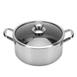 Honey Comb Laser Coated Cooking Pot With Lid 22cm