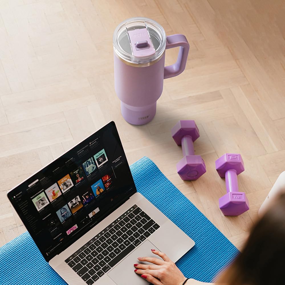 Tyeso Aura Insulated Travel Tumbler 900ml Purple