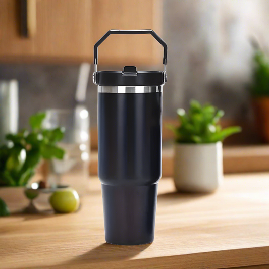 Stainless Steel Thermo Cup Black