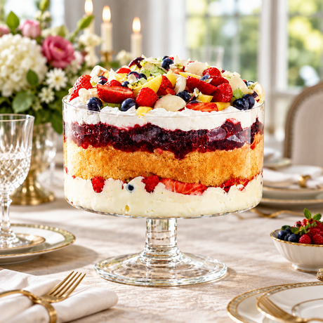 Glass Trifle Bowl 20.5cm