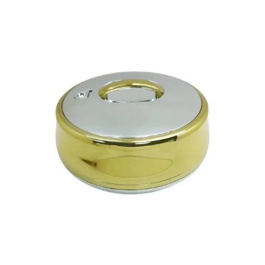 5 Ltr Round Gold Silver Hotpot