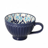 Santorini Breakfast Art Mug Blue 355ml