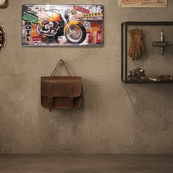 Vintage Hanging Wooden Frame Bike