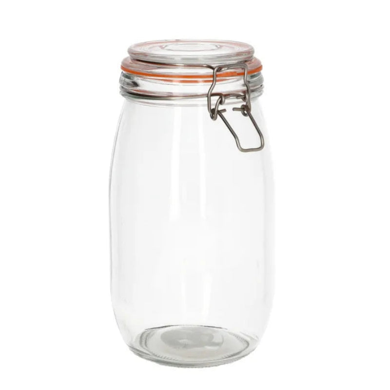 Mason Clip Lid Glass Jar 1.5L