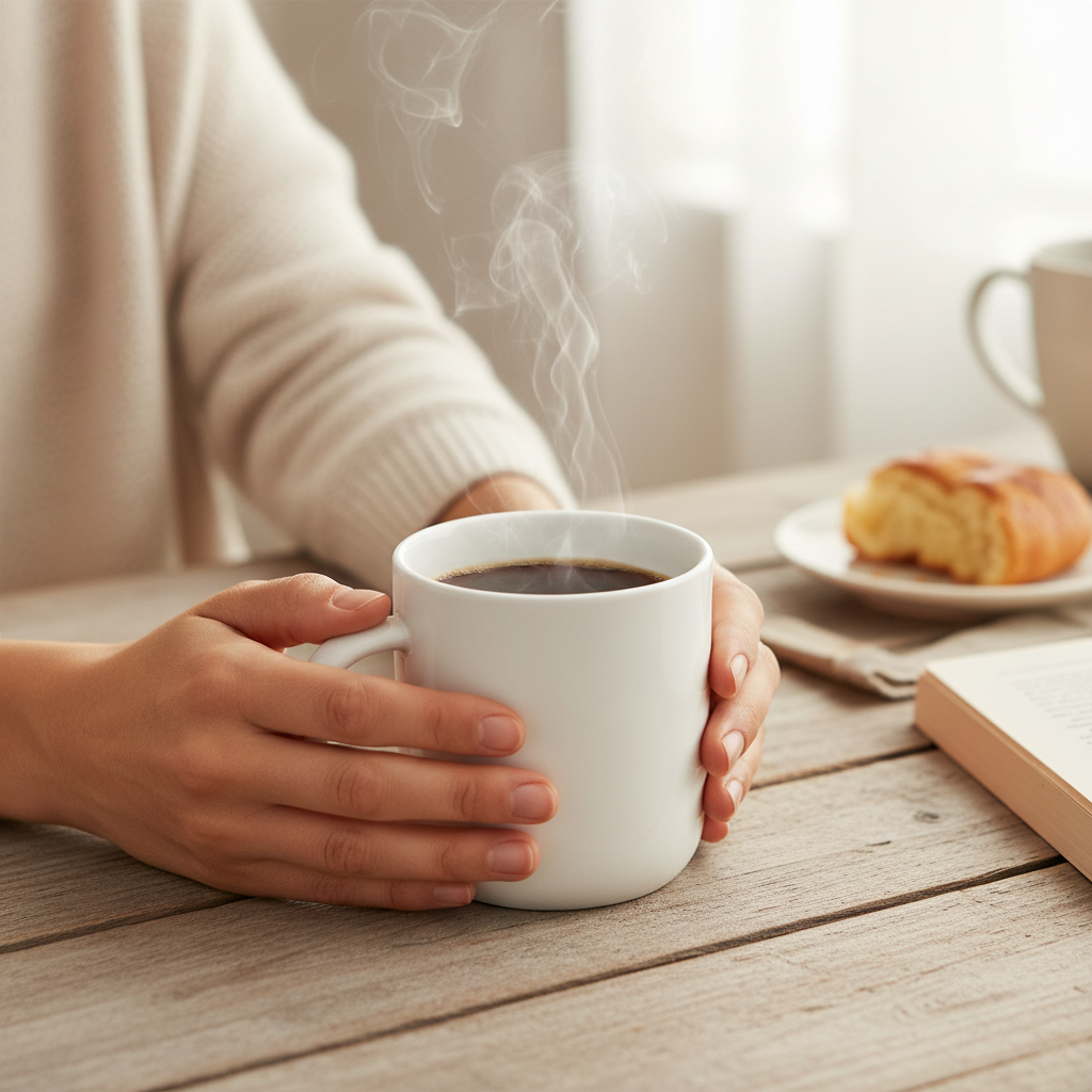 Ceramic Coffee Mug 480ml White