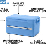 Cooler Snap-N-Go 55QT
