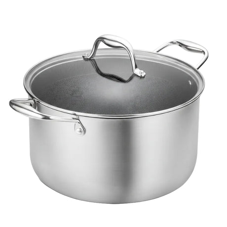 Honey Comb Laser Coated Cooking Pot With Lid 26cm