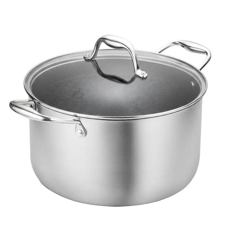 Honey Comb Laser Coated Cooking Pot With Lid 28cm