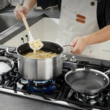 Honey Comb Laser Coated Cooking Pot With Lid 32cm