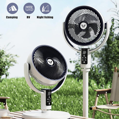 Multi Functional Rechargeable Standing Fan