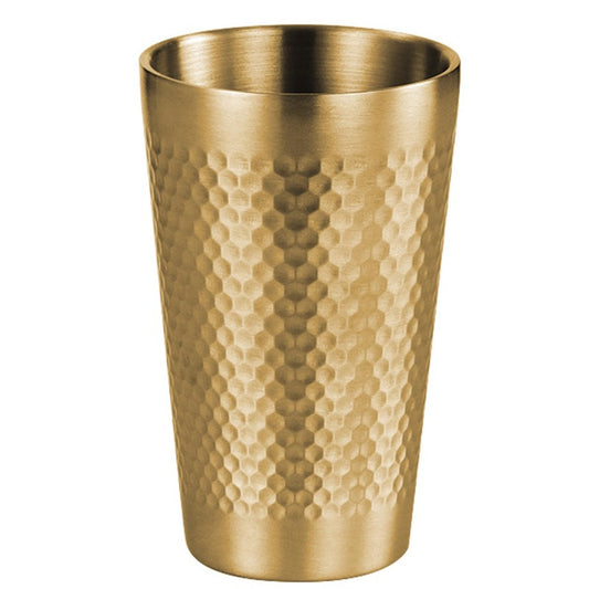 Stainless Steel Drinking Glass Gold 260ml