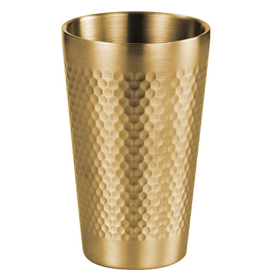 Stainless Steel Drinking Glass Gold 300ml