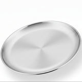 Round Serving Plate Silver 26cm