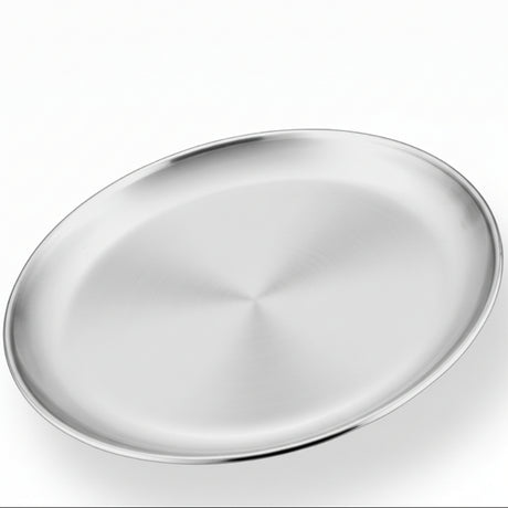 Round Serving Plate Silver 26cm
