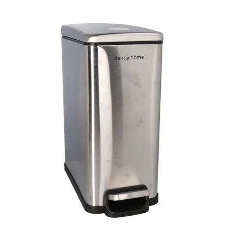 Stainless Steel Pedal Bin 10L Silver