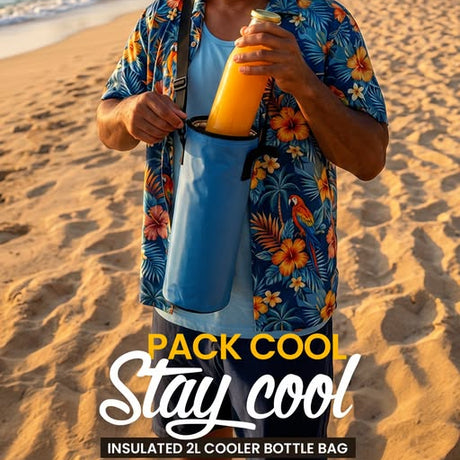 Insulated 2L Cooler Bottle Bag (Single Piece)