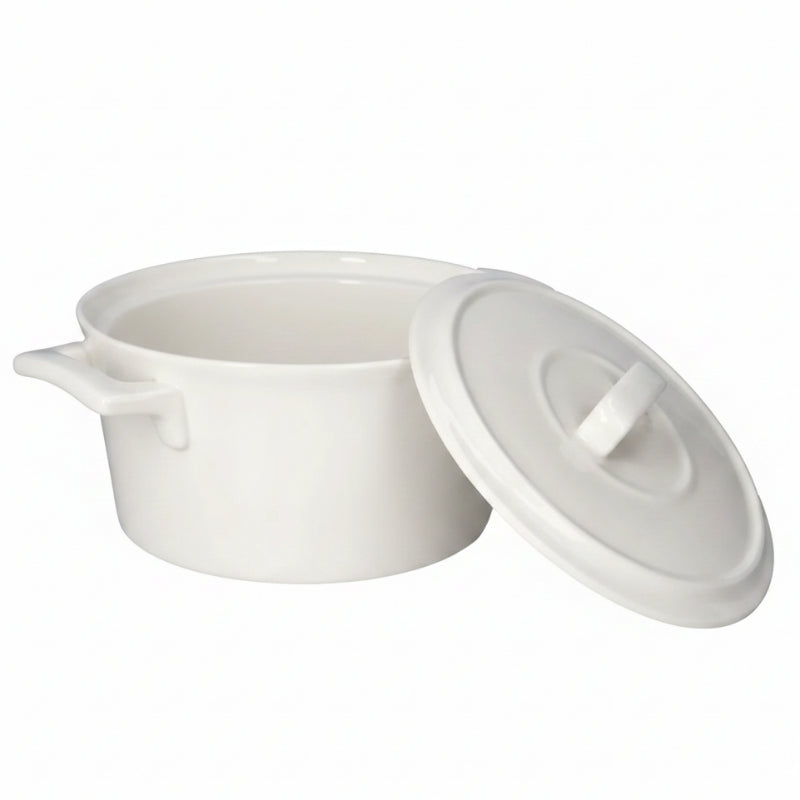 Porcelain Casserole Dish 2L White