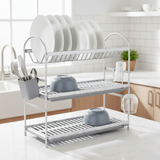 3 Tier Dish Rack Aluminum