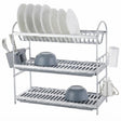 3 Tier Dish Rack Aluminum