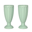 Milkshake Cups Fern Green 350ml (Set of 2)