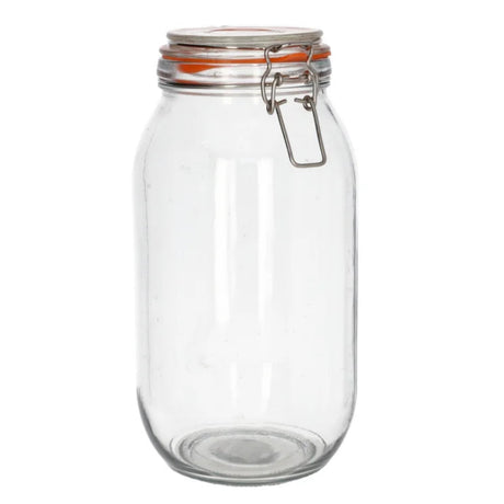 Mason Clip Lid Glass Jar 2L