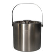 Double Wall Ice Bucket With Lid 1.6L Stainless Steel
