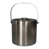Double Wall Ice Bucket With Lid 1.6L Stainless Steel