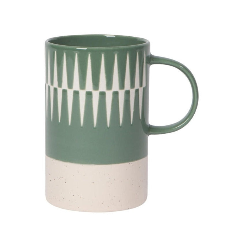 Ceramic Coffee Mug 380ml Green