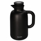 Double Wall Glass Vacuum Flask 1L Black
