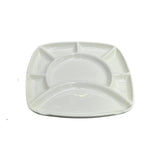 8 Compartment Snack Divider Plate 9" (Set of 2)