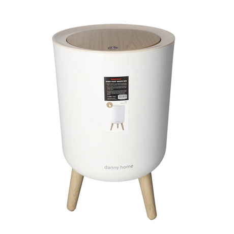 High Foot Plastic Waste Bin 7L