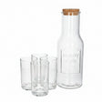 Water Jug & Serving Glass Set 5pcs