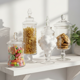 Glass Storage Jar (Set of 4 Pcs)