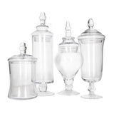 Glass Storage Jar (Set of 4 Pcs)