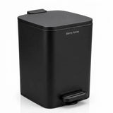 Pedal Bin 8L Black Metal/Plastic