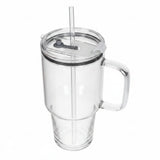 Danny Home Glass Tumbler With Straw 1L