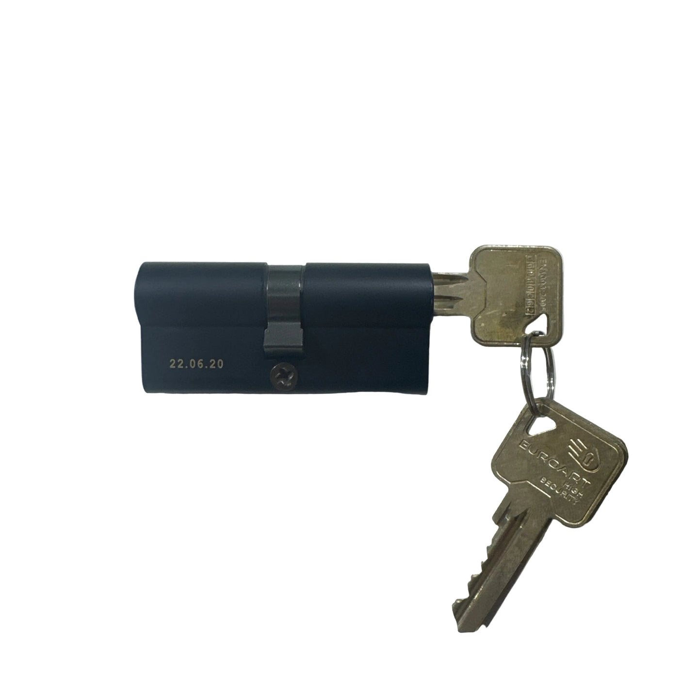 EuroArt 6 Pin 70mm Double Cylinder W/3 Keys & SS Bolt