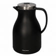 Double Wall Glass Vacuum Flask 1L Black