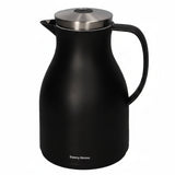 Double Wall Glass Vacuum Flask 1L Black